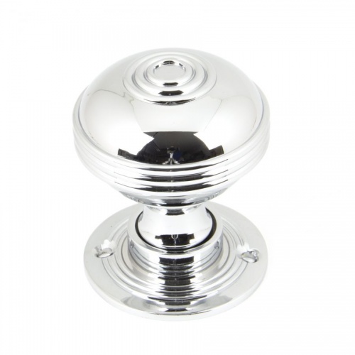 Polished Chrome Prestbury Mortice/Rim Knob Set